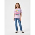 thumbnail image 2 of Barbie Girls Dream Driver Graphic T-Shirt with Short Sleeves, Sizes 4-16, 2 of 7