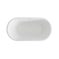 thumbnail image 6 of Elegant Kitchen & Bath BT30759GW-PCH 59 in. Bathtub, Glossy White with Chrome Trim, 6 of 8
