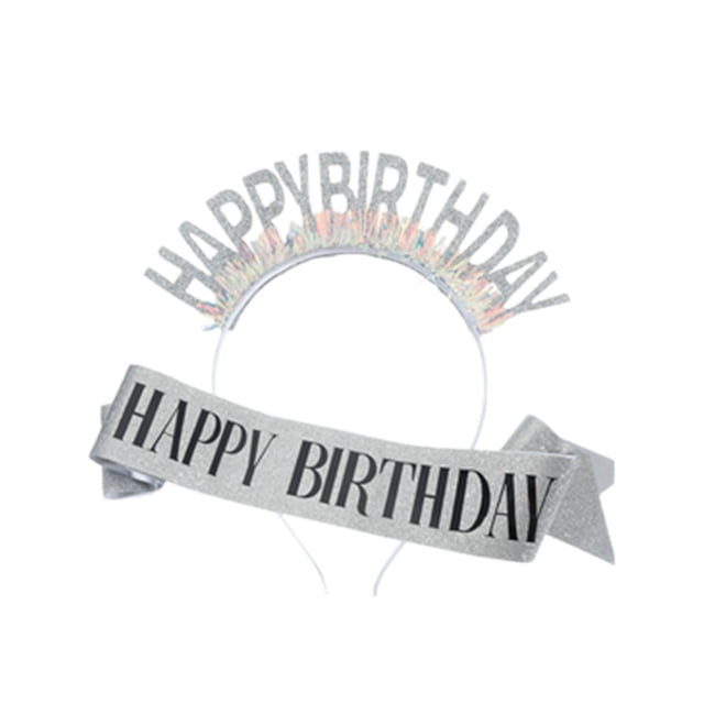 Customizable Sparkling Letter Shoulder Strap Set for Birthday Graduation Pageant Events with Hot Stamped Font and Secure Pin
