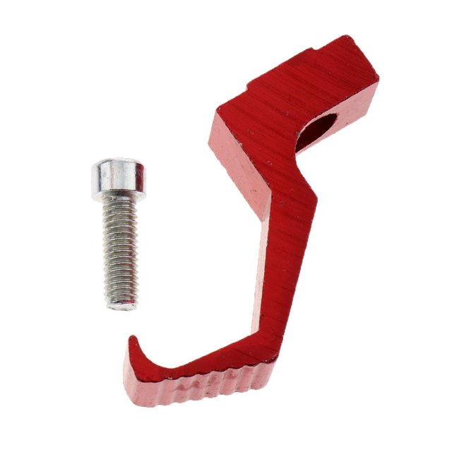 Estante de exhibición del sombrero del gancho del casco de la motocicleta de la aleación de aluminio con el tornillo # kusrkot Gancho para casco de motocicleta