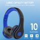 thumbnail image 4 of Teissuly Bluetooth Headphones Over Ear,Foldable Wireless And Wired Stereo Headset,For Cell Phone,PC,Soft Earmuffs & Light Weight For Prolonged Wearing Teissuly WER202311271948, 4 of 9