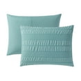 thumbnail image 4 of VCNY Home Ultimate Bedding Bundle 10-Piece Teal Seersucker Textured Bed in a Bag, Twin/Twin XL, 4 of 16