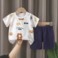 thumbnail image 4 of UAYOTSE Baby Boy Girls Outfits 3 6 12 18 24 Months 2T 3T Pajamas Pullover Pants Lounge Sets Toddler Spring Clothes,Sizes 6-12 Months, 4 of 4