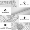 thumbnail image 5 of Palm Leaves Grey Outdoor Rug for Patio/Deck/Porch, Non-Slip Large Area Rug 5 x 7 Ft, Summer Botanical Coastal Tropical Indoor Outdoor Rugs Washable Area Rugs, Reversible Camping Rug Carpet Runner, 5 of 8
