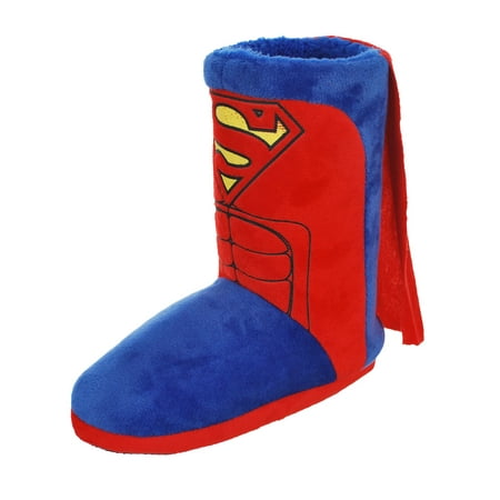 Superman Boys Hi Top Slippers Youth Sizes S XL red royal blue l Walmart