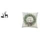thumbnail image 1 of Elegante juego de esculturas de resina y funda de almohada navideña para sala de estar, estudio, balcón, sofá, decoración interior del hogar., 1 of 8