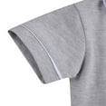 thumbnail image 4 of Kid Pajama Sets Solid Color Short Sleeve Button Top Short Pants, 4 of 6