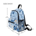 thumbnail image 3 of ALAZA Butterfly Flowers School Backpack Small Bookbag Mini Bags, 3 of 6