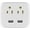 Type 3, variant on US-Plug Socket Power Strip AC Outlets Socket USB Ports Socket Type-C Socket Overload Protector Socket Multi Plug Outlets Charging Socket for Home Living Room Office Travel, Type 3