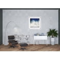 thumbnail image 2 of Blue Waves Splash White Picture Frame Print Wall Art, 2 of 3