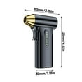 thumbnail image 3 of Powerful Cordless Electric Air Duster, 130,000 RPM Jet Fan, Stepless Speed Mini Blower for PC Cleaning, Car Detailing, Keyboard Dusting, Camping & Electronics, 200W Max, Handheld, USB Rechargeable, 3 of 8