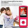 thumbnail image 5 of MP3 Player, Hotechs HiFi 32GB Music Player with Bluetooth 5.0, with Voice Recorder/Video/Photo Viewer/E-Book/FM Radio (Red), 5 of 5