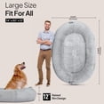 thumbnail image 4 of Cama de perro para humanos WOZOKE impermeable, lavable y antideslizante, 4 of 7