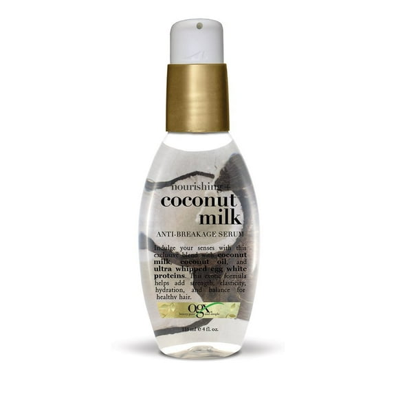 OGX Nourishing Coconut Milk Anti-Breakage Serum, 4 oz.