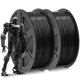 thumbnail image 1 of Filamento para impresora 3D SUNLU ABS, 1,75 mm, 1,8 kg en total, negro, 2, 1 of 9