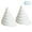 White, variant on Tritina Home & Kitchen Foldable Funnel,Silicone Collapsible Style,BPA-free,Heat Resistant,for dishwasher