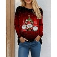 thumbnail image 4 of Sudadera de cuello redondo con estampado feo para mujer, manga larga, vacaciones de fin de semana de Navidad, cuello redondo divertido, estilo regular, Otoño, S-3XL, 4 of 5