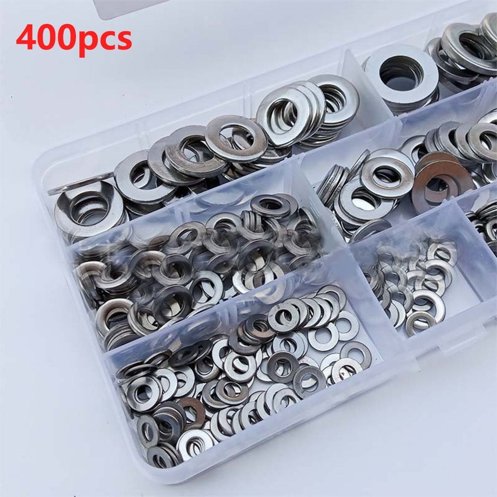 695 ASSORTED A2 STAINLESS STEEL M4 M5 M6 M8 M10 M12 THICK FORM A FLAT WASHER KIT 