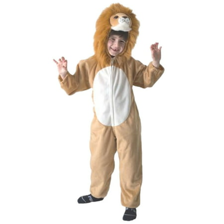 Totally Ghoul Little Boys Plush Brown Lion Costume Jumper Medium