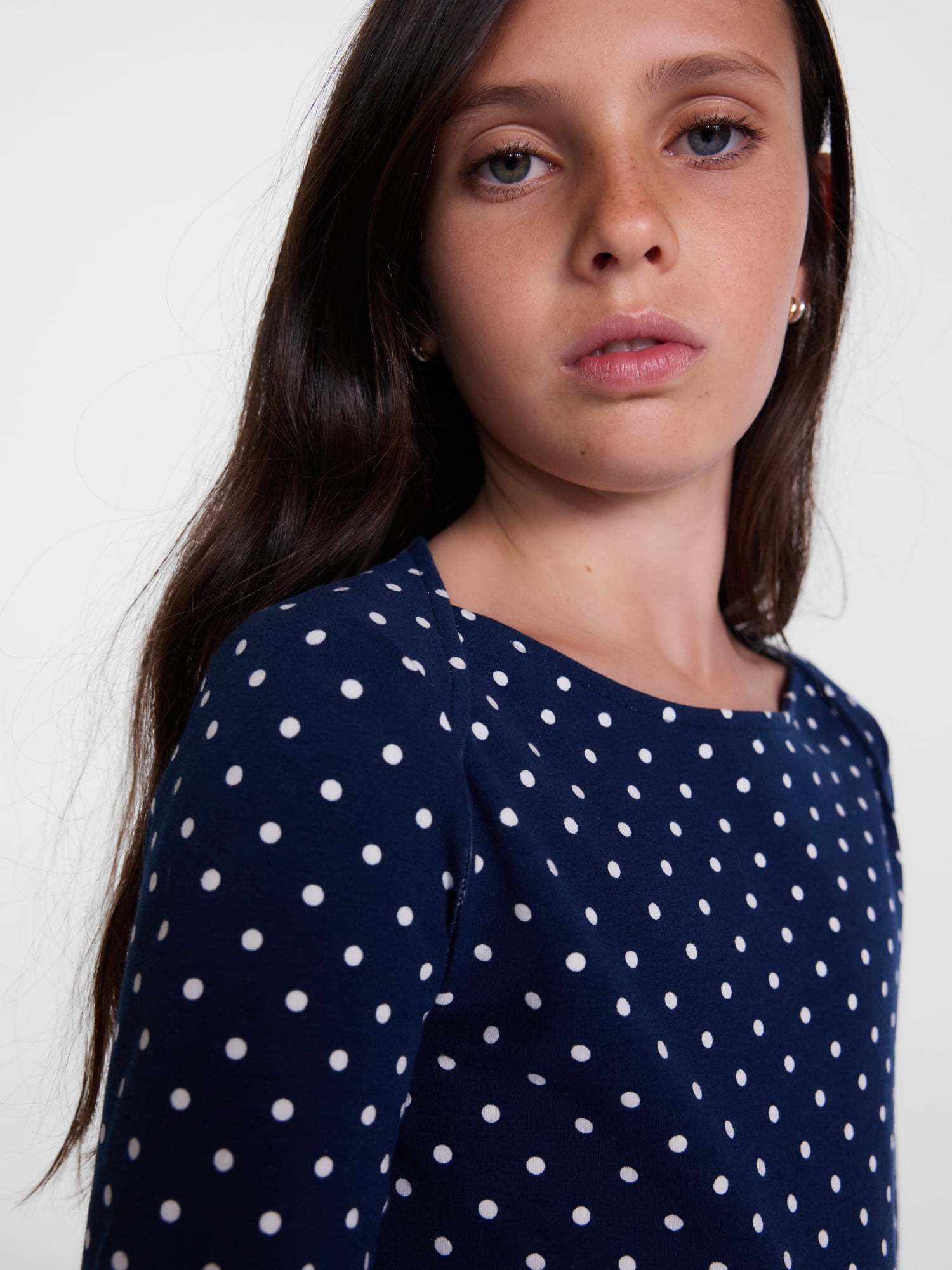 Weekend Academy Girls Boatneck Dress with Long Sleeves, Sizes 4-18