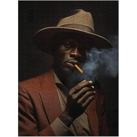 Puzzles for Adults and Family 1000 Pieces Jigsaw Puzzles African American Men Black Art Formation Wooden Family Games Unique Home Decor 29.5'' x 19.6''