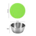 thumbnail image 4 of LCXmlly Boîte de Rangement pour Verres 1 Set Tasse à Sauce 50ML Étanche Grande Capacité Petit Bol à Assaisonnement en Acier Inoxydable, 4 of 6