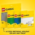 thumbnail image 7 of LEGO Classic Green Baseplate, Square 32x32 Stud Foundation to Build, Play, and Display Brick Creations, Great for Grassy Nature Landscapes, 11023, 7 of 7
