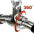 thumbnail image 2 of Yes4All Wide Grip LAT Pull Down Bar Attachments with Rubber Handles/Curl LAT Pulldown Attachment for Gym Equipment, Press Down Bar/Cable Attachment Rubber Handgrips, 2 of 7