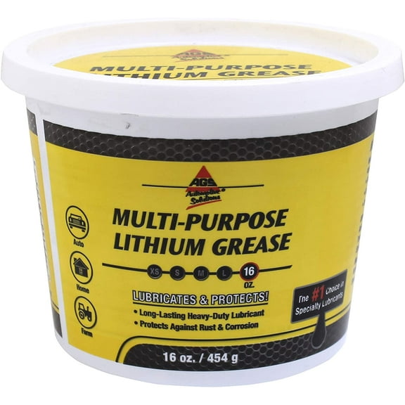 AGS Multi-Purpose Lithium Grease, Tub, 16 oz