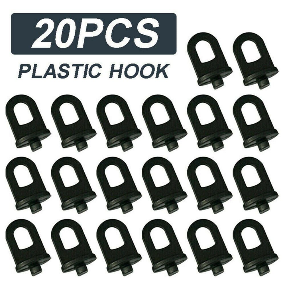 20Pieces Plastic Greenhouse Hanging Hooks Hangers Clips Garden Accessories 