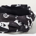 thumbnail image 2 of Slccxzc 3 Piece Printed Fabric Halloween Headband Set Skull Ghost Hair Hoop for Party, 2 of 7