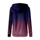 thumbnail image 4 of Mujeres Casual Gradiente Impresión Con Capucha Manga Larga Cordón Cobertura Tops Sudadera Con Capucha Fridja  hj4989, 4 of 4