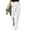 White, variant on Simua Women's High Waist Straight Leg Pants with Pocket Casual Solid Color Corduroy Stretch Loose Trosuers
