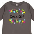 thumbnail image 4 of Inktastic Omas Girl- Bright Flowers Girls Long Sleeve Toddler T-Shirt, 4 of 5