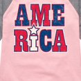 thumbnail image 3 of Instant Message - America Stacked - Toddler & Youth Girls Raglan Graphic T-Shirt, 3 of 6