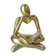 thumbnail image 2 of Estatua Minimalista Adorno de Escritorio Figura Geométrica 2x Dorado, 2 of 9