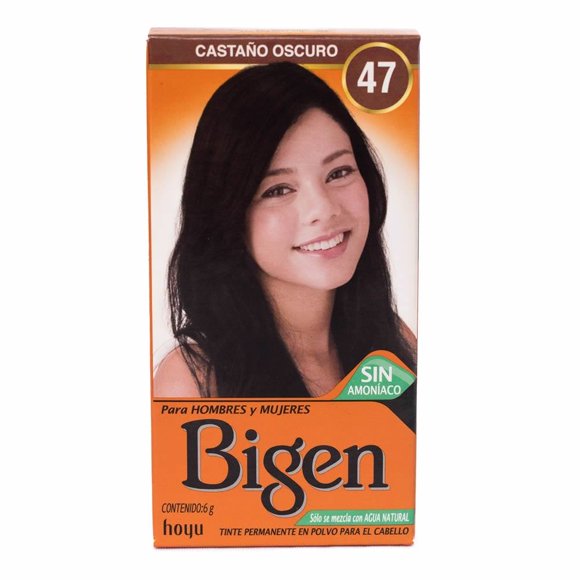 Tinte en polvo Bigen castaño oscuro #47