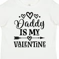 thumbnail image 4 of Inktastic Daddy is My Valentine Holiday Girls Toddler T-Shirt, 4 of 5