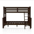 thumbnail image 4 of Furniture of America Harlow Wood Bunk Bed, Twin/Queen, Dark Walnut, 4 of 5