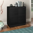 thumbnail image 6 of Evelyn&Zoe Presque 30" Wide Rectangular Accent Cabinet, Black Grain, 6 of 9