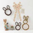 thumbnail image 4 of Easter Large Wreath Bows for Front Door Decorations,Burlap Holiday Bow Easter Bunny Carrot Hanging Handmade Bows for Wreath Door Wall Party Indoor Outdoor Home Decor, 4 of 7