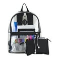 thumbnail image 7 of Eastsport Unisex Clear Backpack with Pencil Case 2-Piece Set, 7 of 7