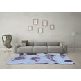 thumbnail image 3 of Ahgly Company Indoor Rectangle Abstract Light Blue Modern Area Rugs, 5' x 7', 3 of 4