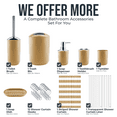 thumbnail image 2 of Clara Clark Bathroom Accessory Set, Gold Bathroom Décor with Toothbrush Holder Set, Bathroom Curtains Shower Set, Bath Rug Set Included, 2 of 7