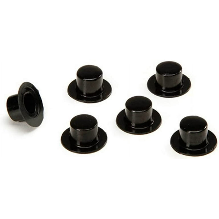 Mini Black Top Hats Plastic Miniature Top Hats For Art And - Temu