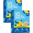 thumbnail image 1 of Brain and Body Plant Protein Bars - Wild Blueberry - 12-Count Low Carb - Gluten Free, High Fiber, Vegan Snacks - Low Sugar Meal Replacement, 1 of 5
