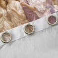 thumbnail image 4 of Homewish White Lily Black Out Curtains,Chic Angel Girls Curtains Pack of 2 (42x63 Each),Gold Purple Bedroom Curtains For Adults,Super Cozy Room Decor, 4 of 6