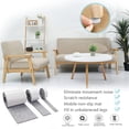 thumbnail image 5 of Protector de muebles multiusos, rollos de tiras de fieltro autoadhesivas para superficies antideslizantes, almohadillas resistentes, fáciles de cortar y usar, 5 of 5