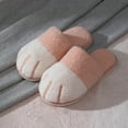 thumbnail image 4 of VerPetridure House Slippers for Women Men New Style Cotton Slippers Women's And Winter Home Cartoon Plush Couple Warm Soft-Soled Slippers, 4 of 9