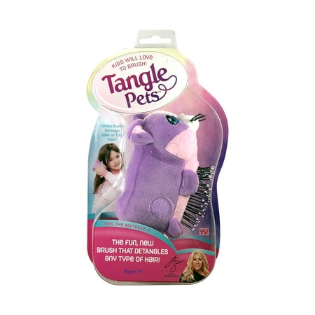 Tangle Pets Brush, Choose Cupcake the Cat or Sparkles the Unicorn